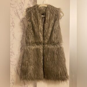ZARA Faux Fur Vest